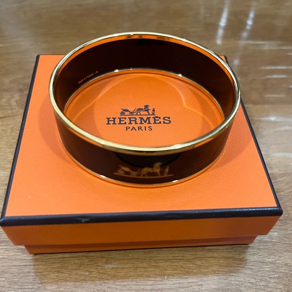 Authentic Hermes good bracelet, worn only a few times. Rare find - Picture 1 of 4